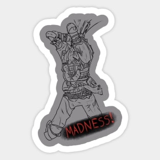 Flame of Frenzy Lines (black) Sticker